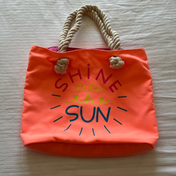 Kid’s Pink Beach Bag - Picture 1 of 8